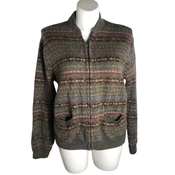 Polo by Ralph Lauren 100% wool full zip heavyweight sweater Sz XL - Picture 1 of 6